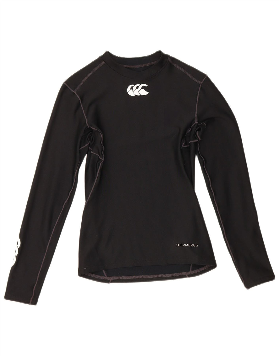 Canterbury Γυναικείο τοπ μακρυμάνικο UK 14 Large μαύρο πολυεστέρα