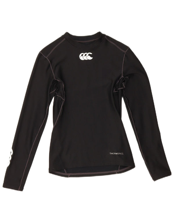 Canterbury Γυναικείο τοπ μακρυμάνικο UK 14 Large μαύρο πολυεστέρα