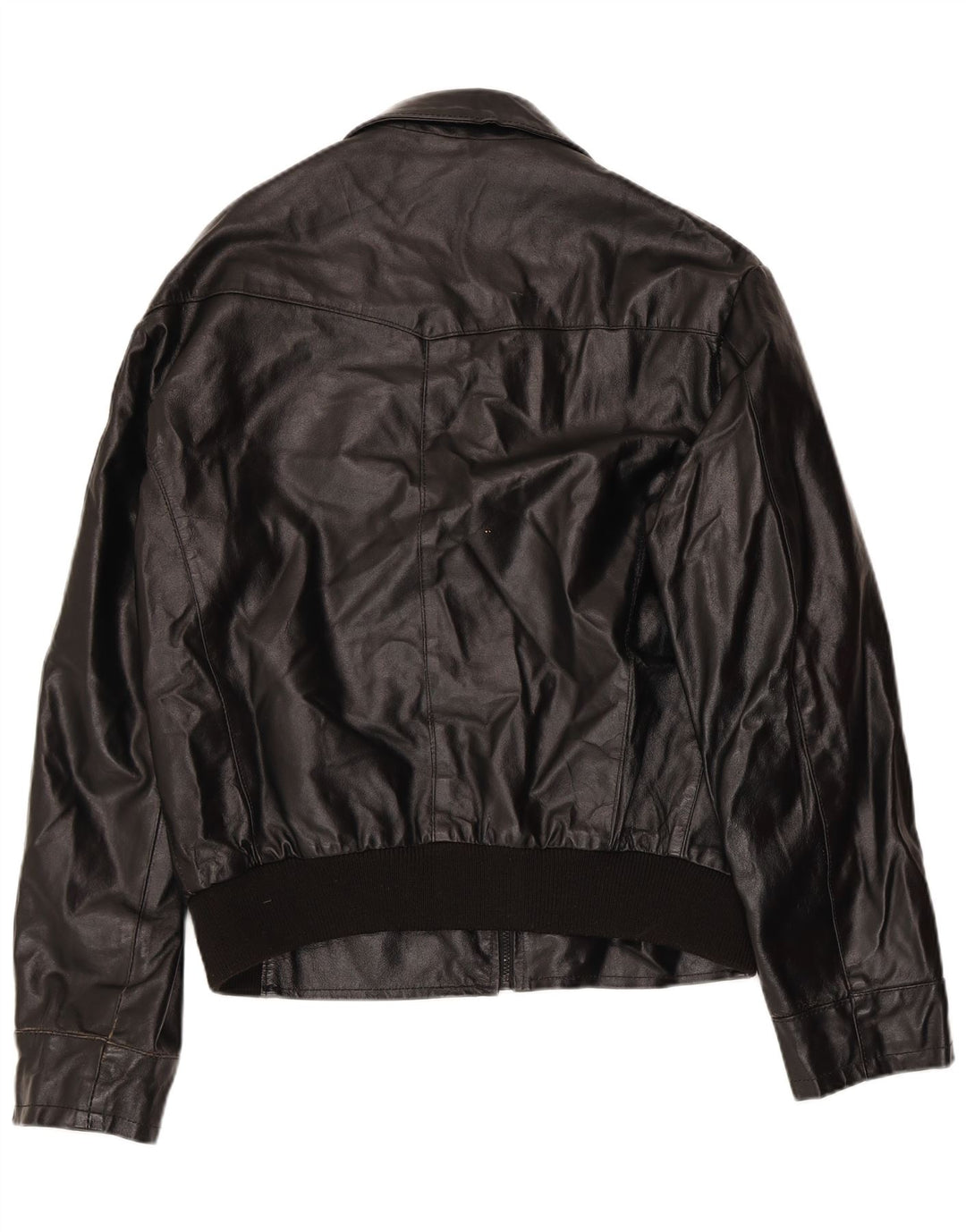 Vintage Ανδρικό Δερμάτινο Μπουφάν UK 42 XL Μαύρο Δερμάτινο