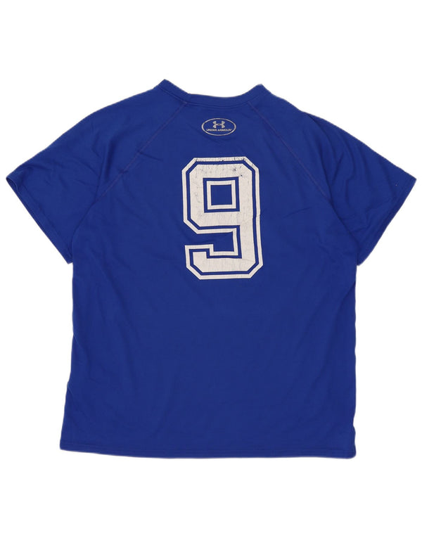 Under Armour Boys Heat Gear Graphic T-shirt Top 13-14 Years XL Blue