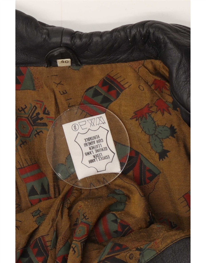 Vintage Γυναικείο Δερμάτινο Μπουφάν EU 40 Medium Brown