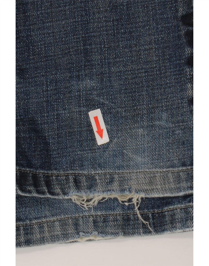 Ανδρικό τζιν Springfield Graphic Straight W28 L30 Blue Cotton
