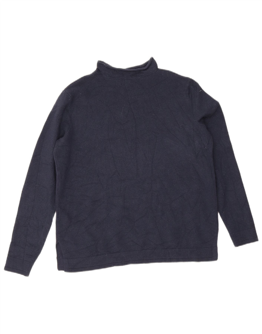 Marks & Spencer Γυναικείο πουλόβερ με λαιμό χελώνα UK 8 Small Navy Blue