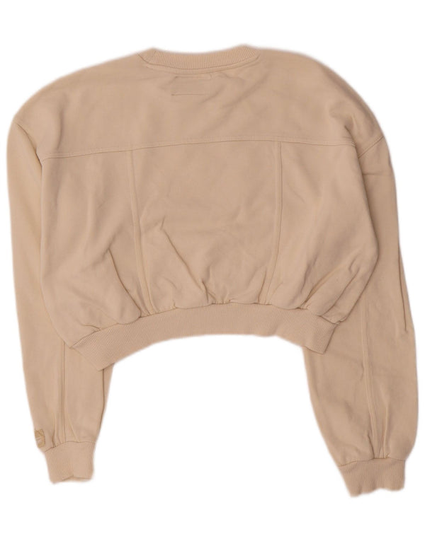 Γυναικείο φούτερ Wrangler Crop Jumper UK 14 Medium Beige βαμβακερό
