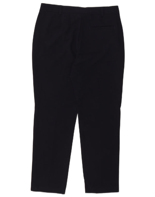 Marks & Spencer Γυναικείο Crop Παντελόνι UK 10 Small W30 L25 Navy Blue