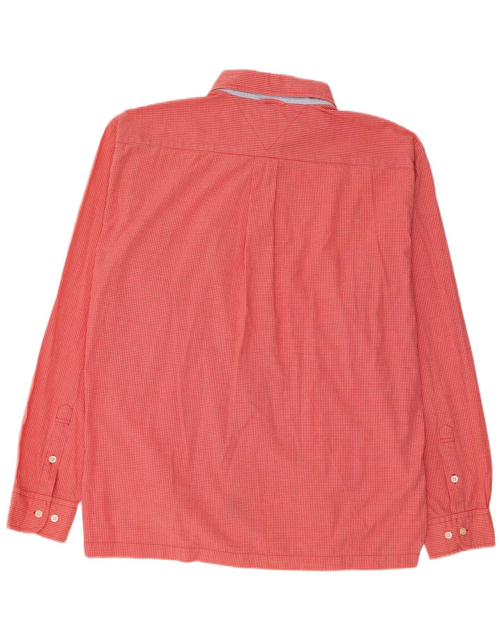 Ανδρικό πουκάμισο Tommy Hilfiger XL Red Gingham Cotton