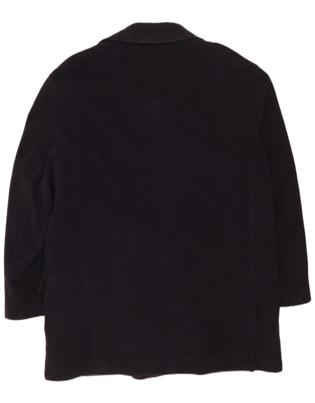 VINTAGE Ανδρικό Παλτό με διπλό στήθος IT 50 Large Navy Blue Wool