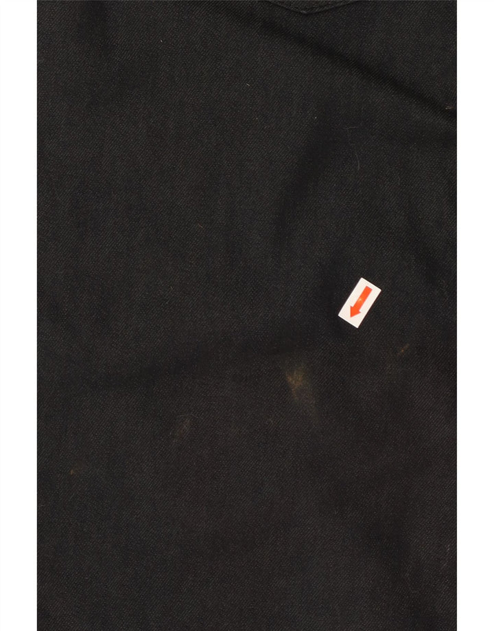TRUSSARDI Ανδρικό τζιν ίσιο W36 L33 Μαύρο βαμβακερό