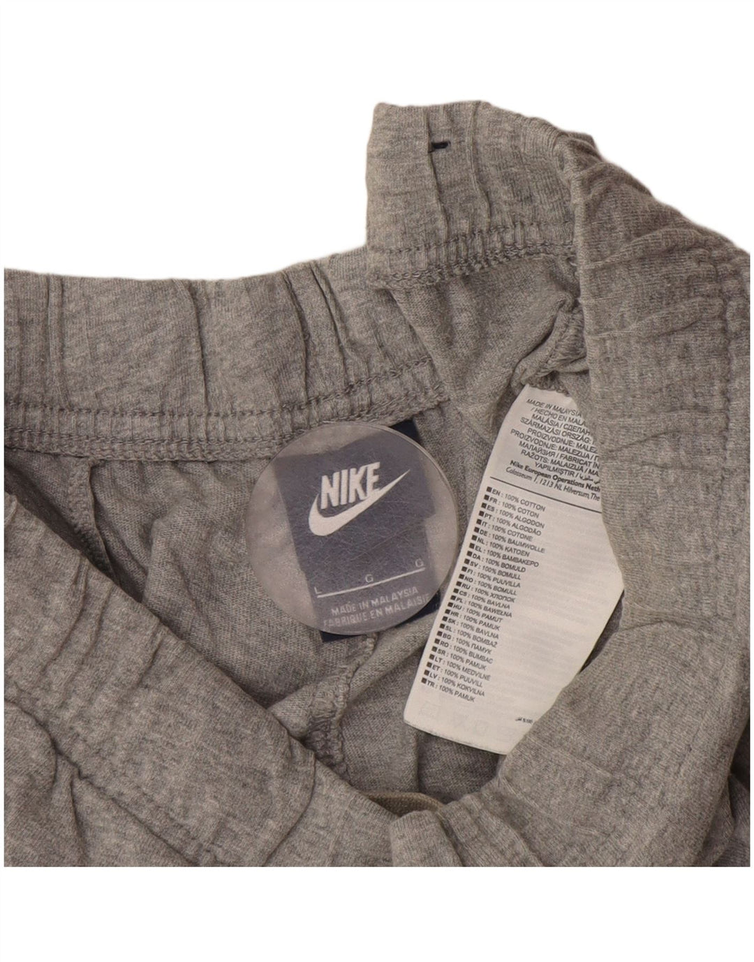 Ανδρικό αθλητικό σορτς Nike, μεγάλο γκρι βαμβακερό