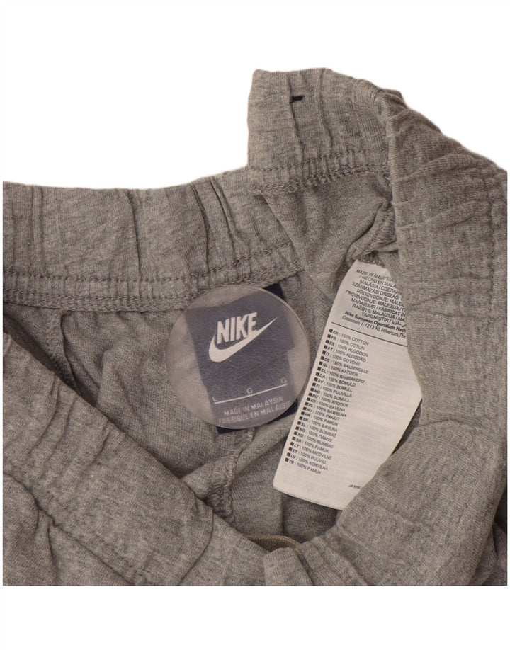 Ανδρικό αθλητικό σορτς Nike, μεγάλο γκρι βαμβακερό