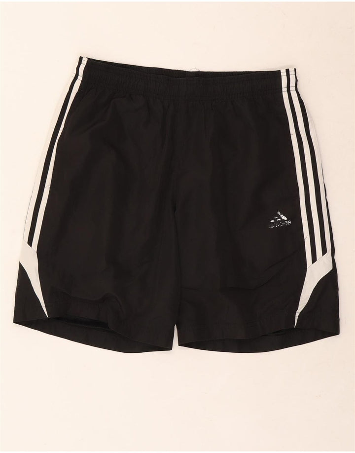 Ανδρικό αθλητικό σορτς Adidas από μεσαίο μαύρο πολυεστέρα