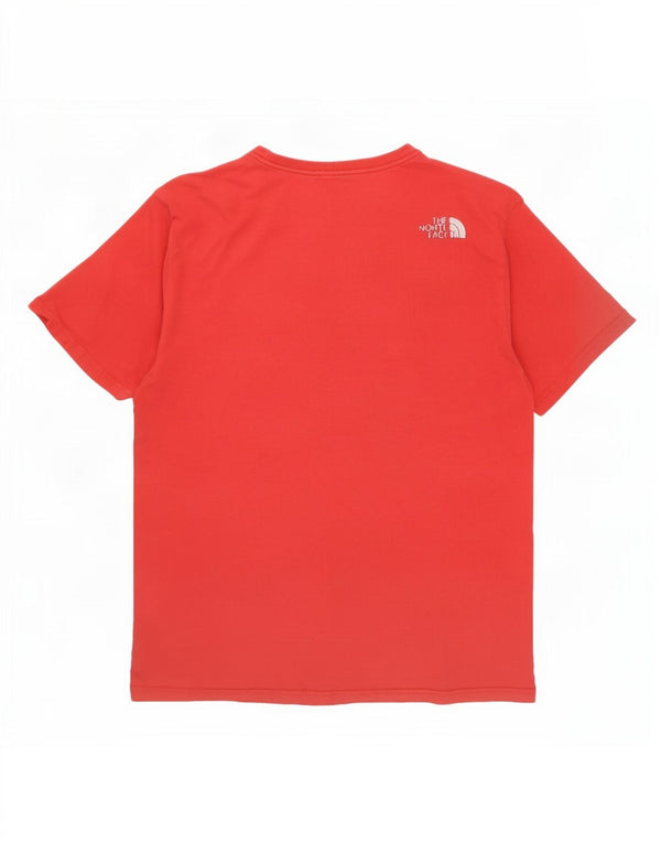 Ανδρικό γραφικό T-Shirt North Face Top μεσαίο κόκκινο βαμβακερό