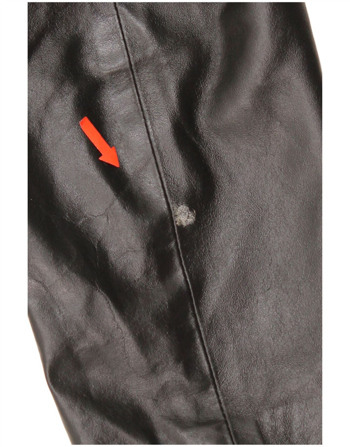 Ανδρικό δερμάτινο μπουφάν Mitici Anni UK 38 Medium Black Leather