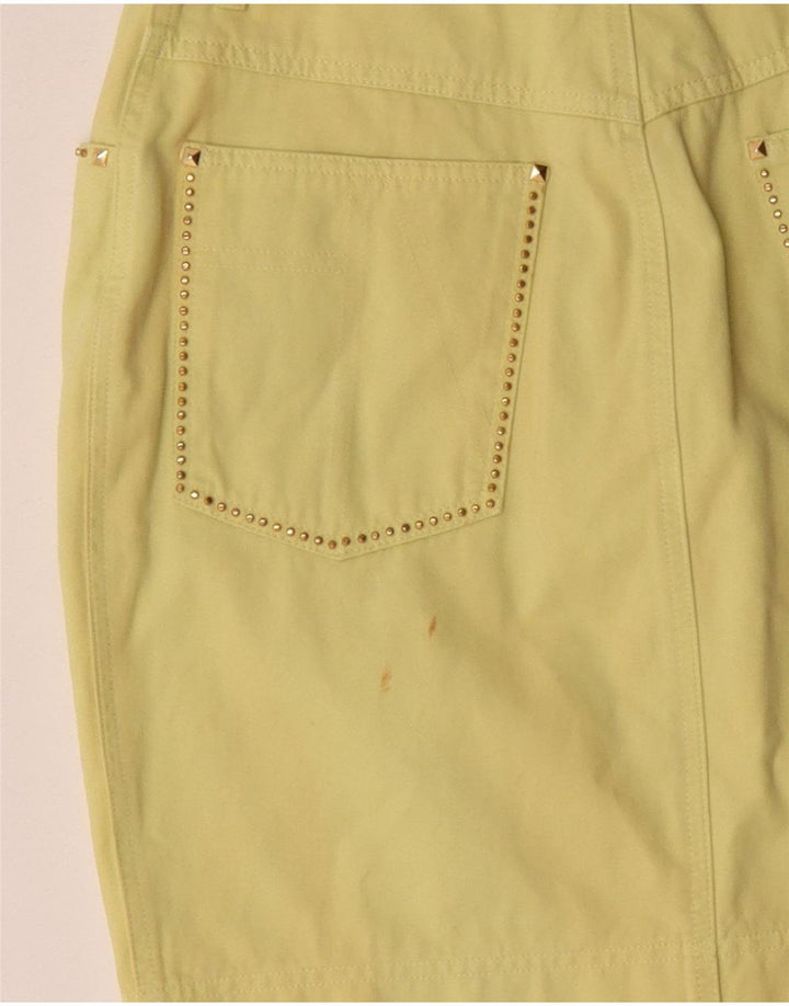 Γυναικεία Μίνι Φούστα Laurel EU 38 Medium W28 Κίτρινο βαμβακερό