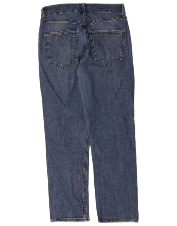 Zara Γυναικείο Straight Jeans EU 40 Medium W30 L27 Blue