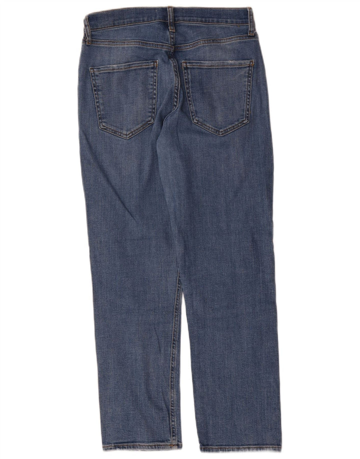 Zara Γυναικείο Straight Jeans EU 40 Medium W30 L27 Blue
