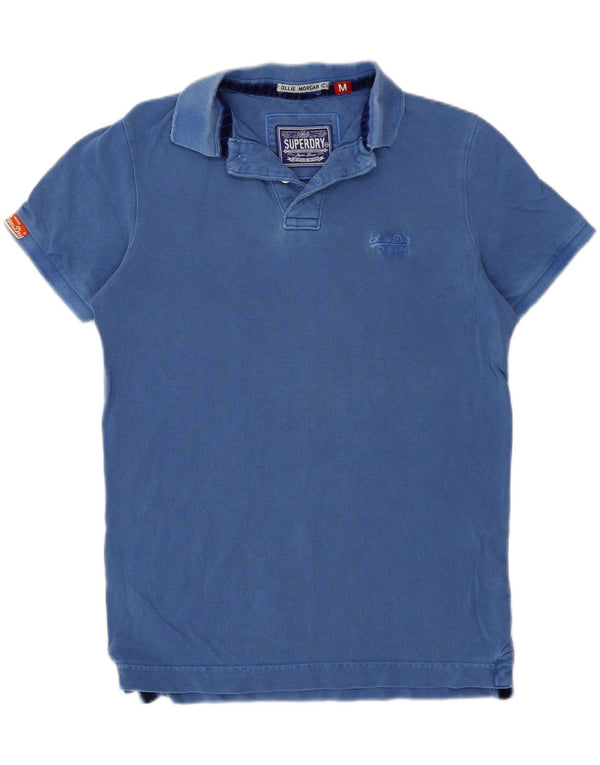 Ανδρικό πουκάμισο πόλο Superdry μεσαίο μπλε