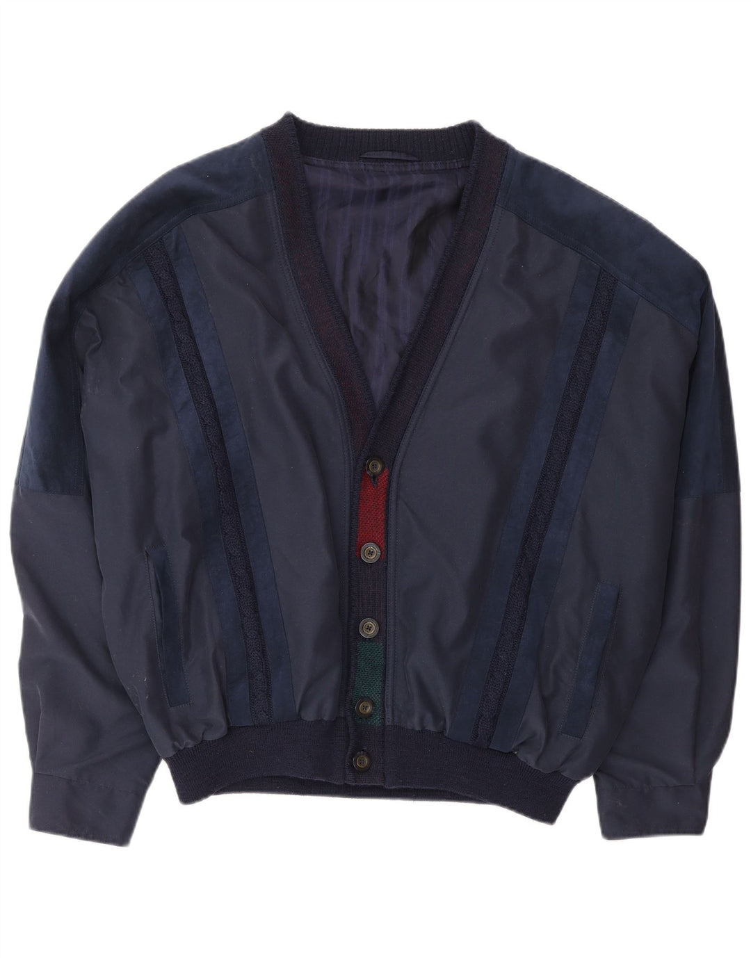 Ανδρικό μπουφάν VINTAGE Bomber UK 42 XL Navy Blue Polyester