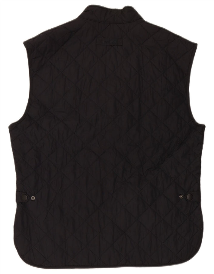Barbour Womens Quilted Gilet UK 18 XL Navy Blue Polyester