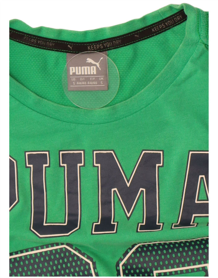 Ανδρικό γραφικό μπλουζάκι Puma τοπ Μικρό πράσινο