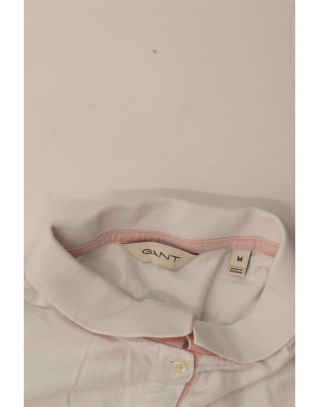 Γυναικείο μπλουζάκι πόλο Gant UK 14 Medium White