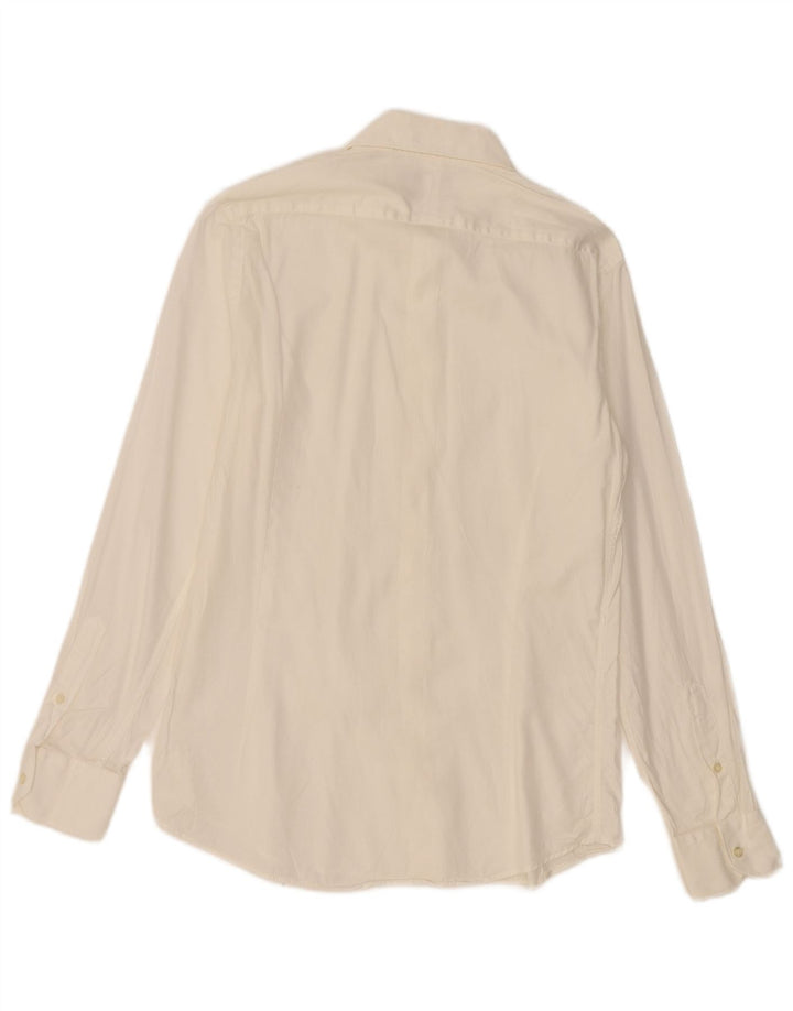 Ανδρικό πουκάμισο Massimo Dutti Μέγεθος 39 Medium White
