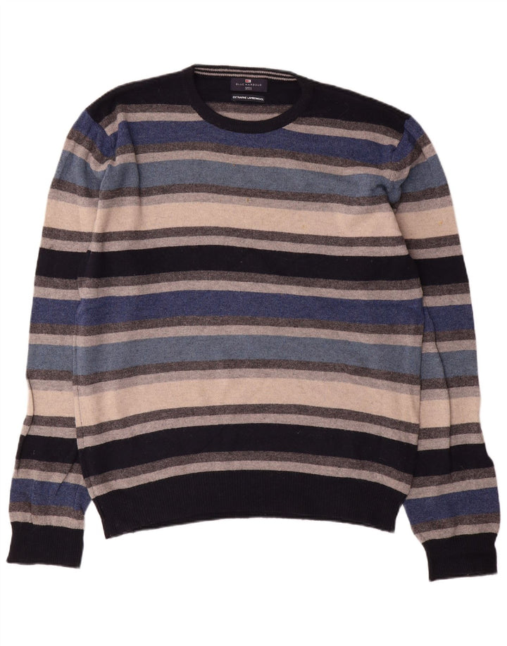 Ανδρικό πουλόβερ MARKS & SPENCER Μπλε Harbor Crew Neck Jumper Large Blue