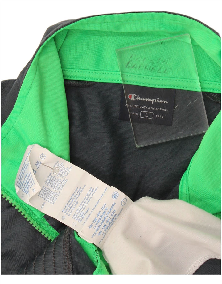 Ανδρική φόρμα Champion Top Jacket Large Grey Colourblock Polyester