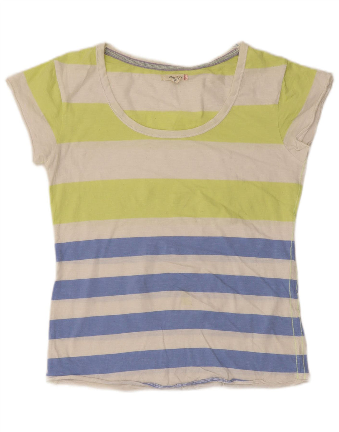 White Stuff Γυναικείο T-Shirt Top UK 10 Small πολύχρωμο ριγέ