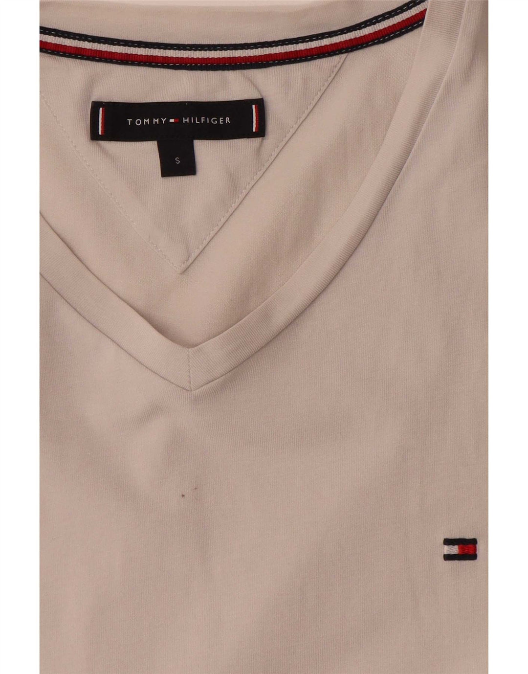 Ανδρικό T-Shirt Tommy Hilfiger Top Μικρό λευκό βαμβακερό