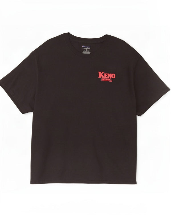 Ανδρικό γραφικό T-Shirt Champion Top XL Μαύρο βαμβακερό