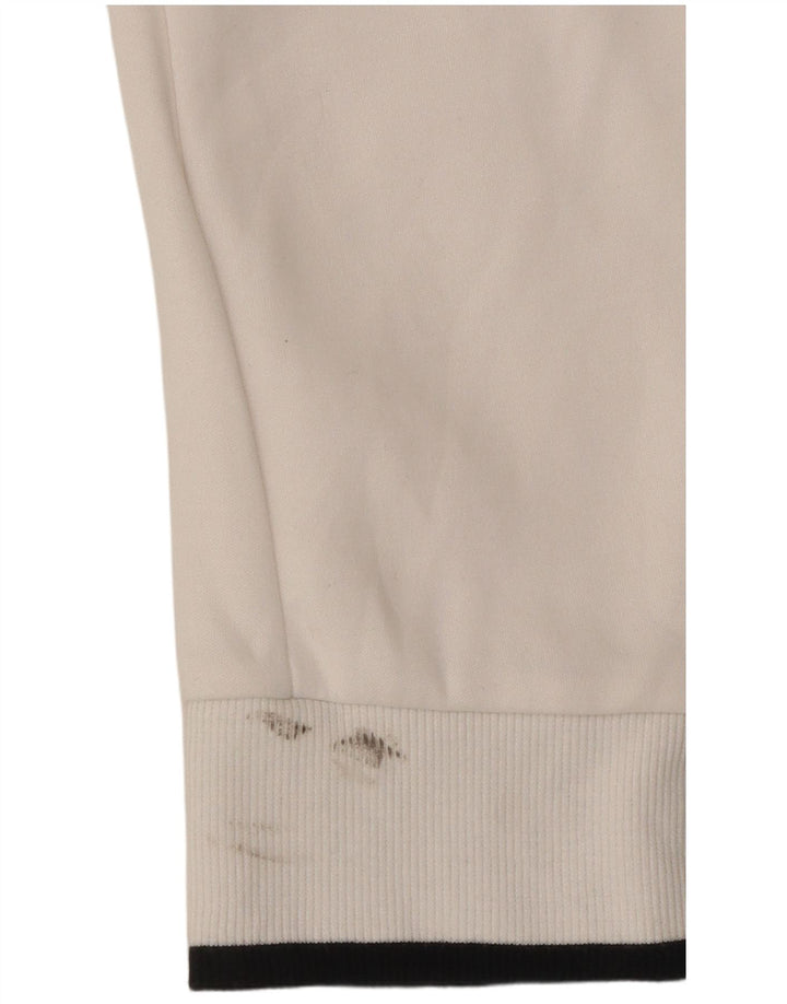 Γυναικεία γραφική φούτερ Puma Jumper UK 10 Small White Cotton