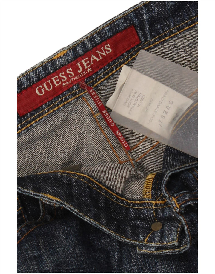 Ανδρικό τζιν ίσιο Guess W38 L34 Μπλε βαμβακερό