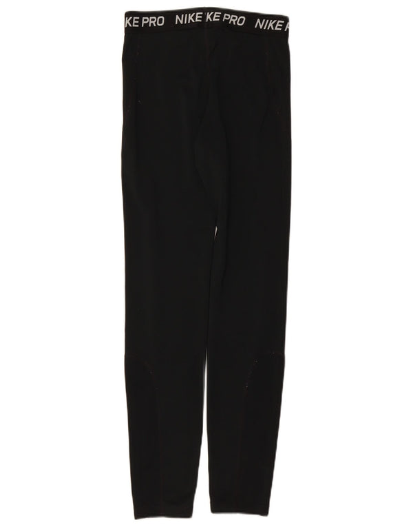 Γραφικό κολάν NIKE Girls Dri Fit 13-14 ετών XL μαύρο πολυεστέρα