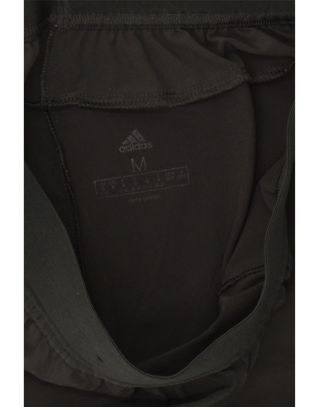 ADIDAS Womens Tracksuit Trousers UK 12/14 Medium Black Vintage Adidas and Second-Hand Adidas from Messina Hembry 