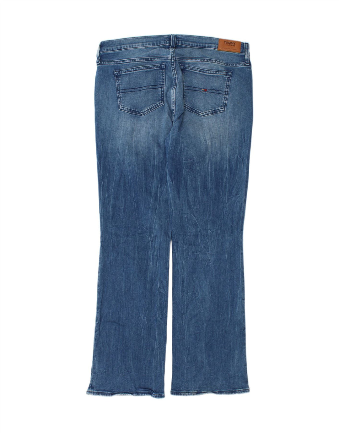 TOMMY HILFIGER Womens Bootcut Jeans W32 L30 Blue Cotton Vintage Tommy Hilfiger and Second-Hand Tommy Hilfiger from Messina Hembry 