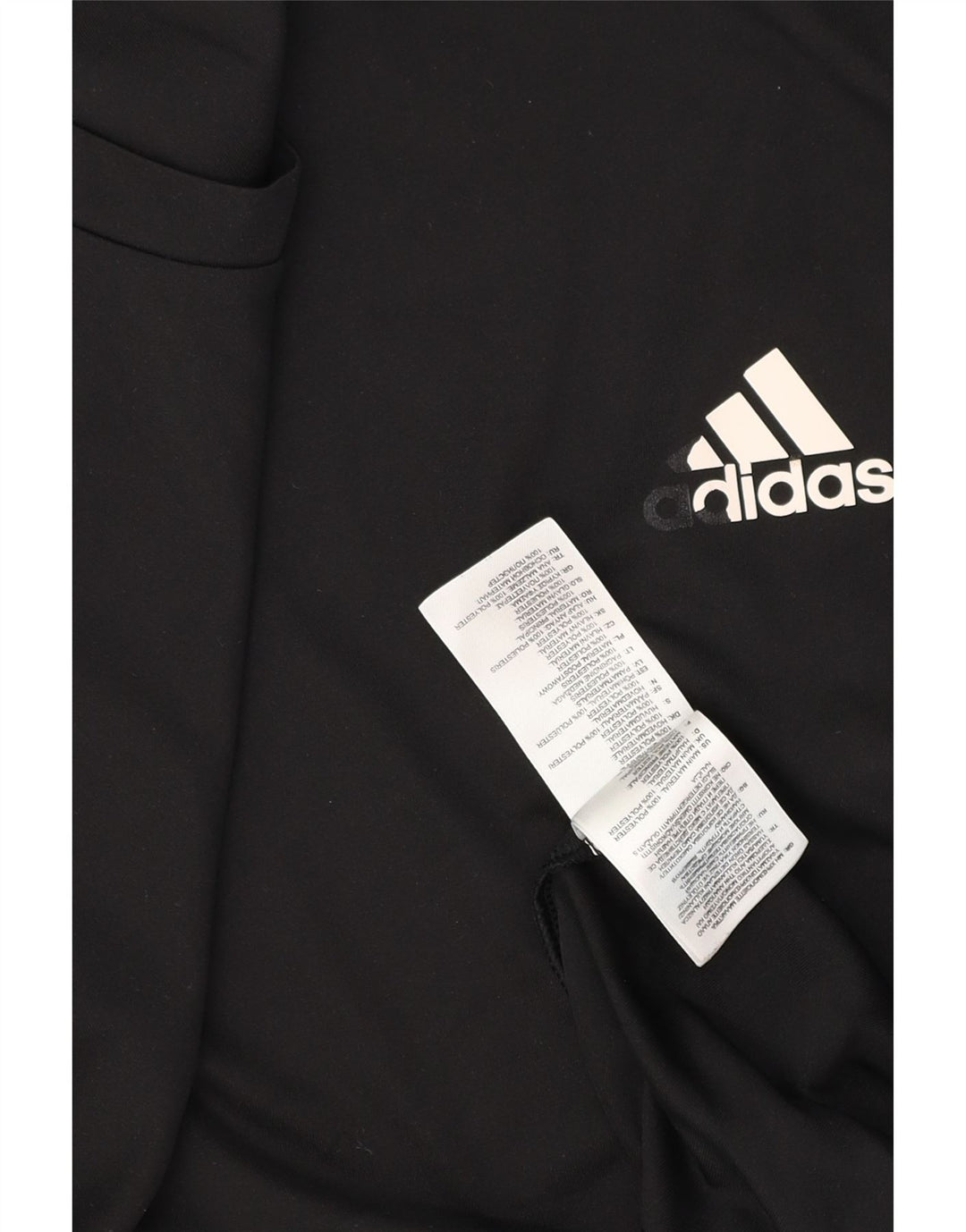 Ανδρικό γραφικό T-Shirt Adidas Top 2XL Μαύρο Πολυεστέρας