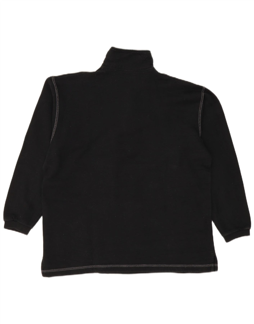 Ανδρικό φούτερ CHAMPION με φερμουάρ, μαύρο βαμβακερό