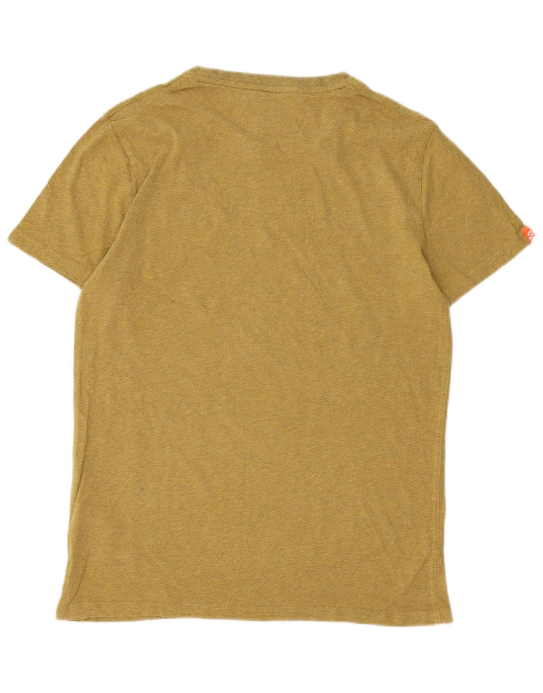 SUPERDRY Ανδρικό T-Shirt Top Μικρό Χακί Βαμβακερό