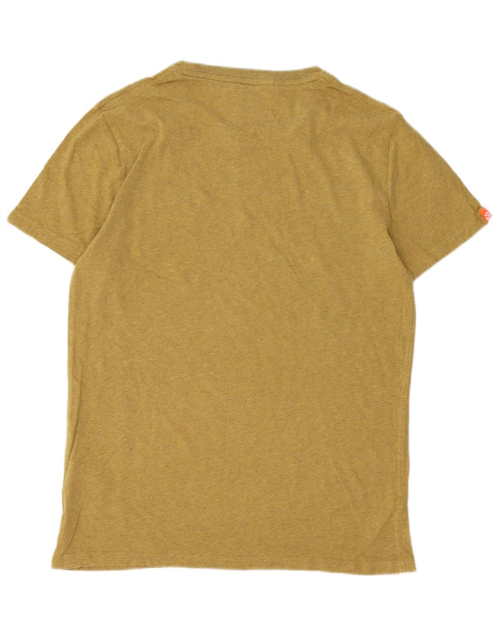 SUPERDRY Ανδρικό T-Shirt Top Μικρό Χακί Βαμβακερό