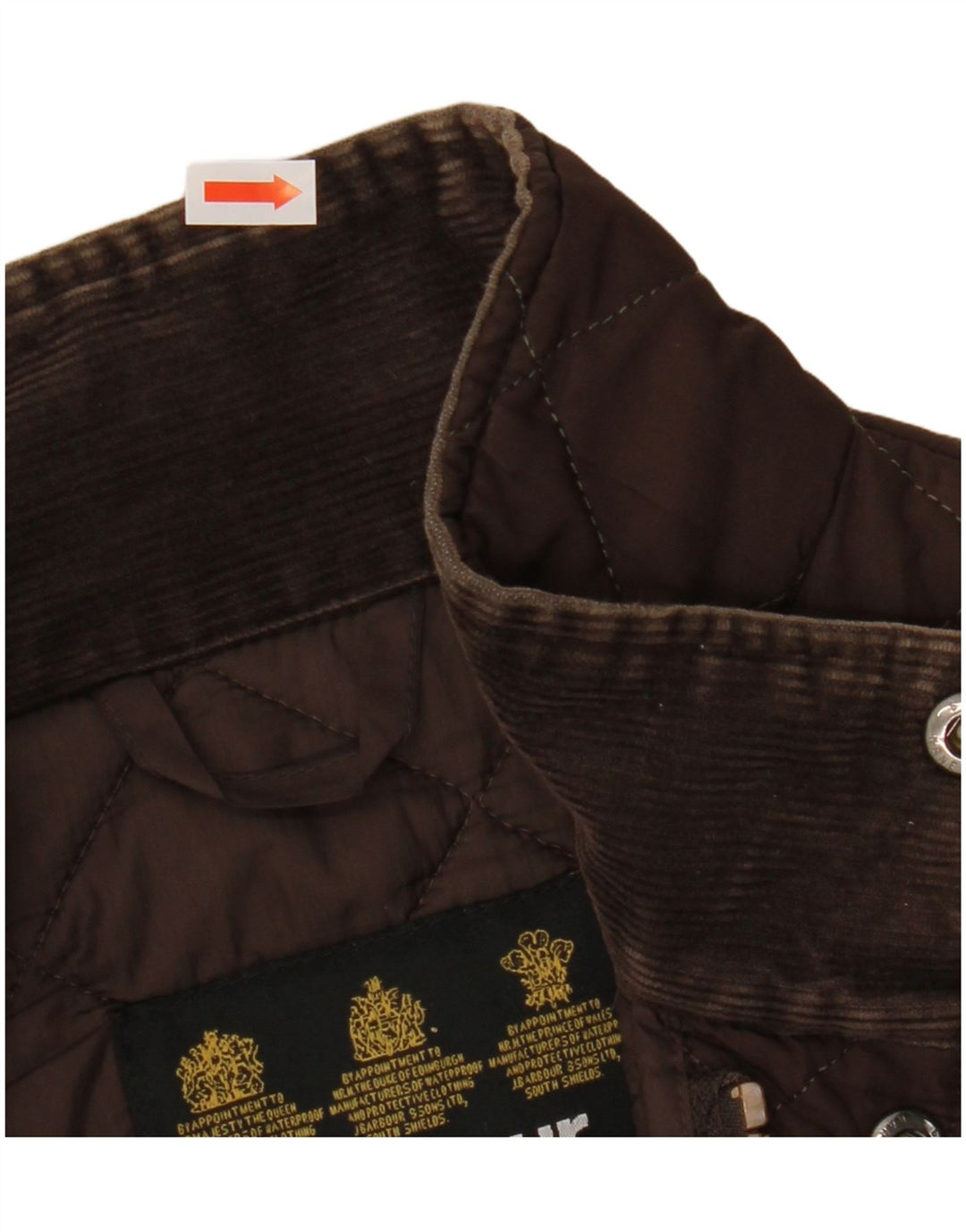 Ανδρικό καπιτονέ μπουφάν BARBOUR UK 40 Large Brown Polyester