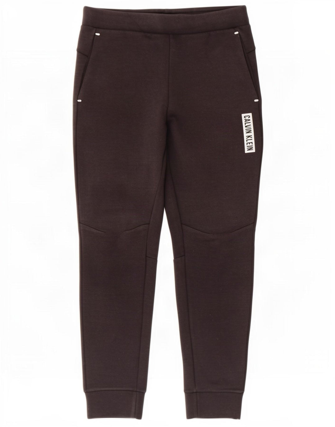 Calvin Klein Ανδρικά γραφικά αθλητικά παντελόνια Joggers Small Grey Polyester