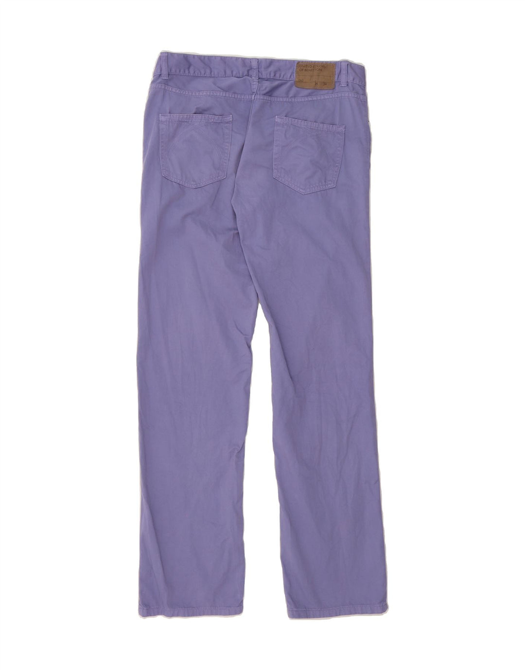 BENETTON Womens Straight Jeans W34 L34 Purple Vintage Benetton and Second-Hand Benetton from Messina Hembry 