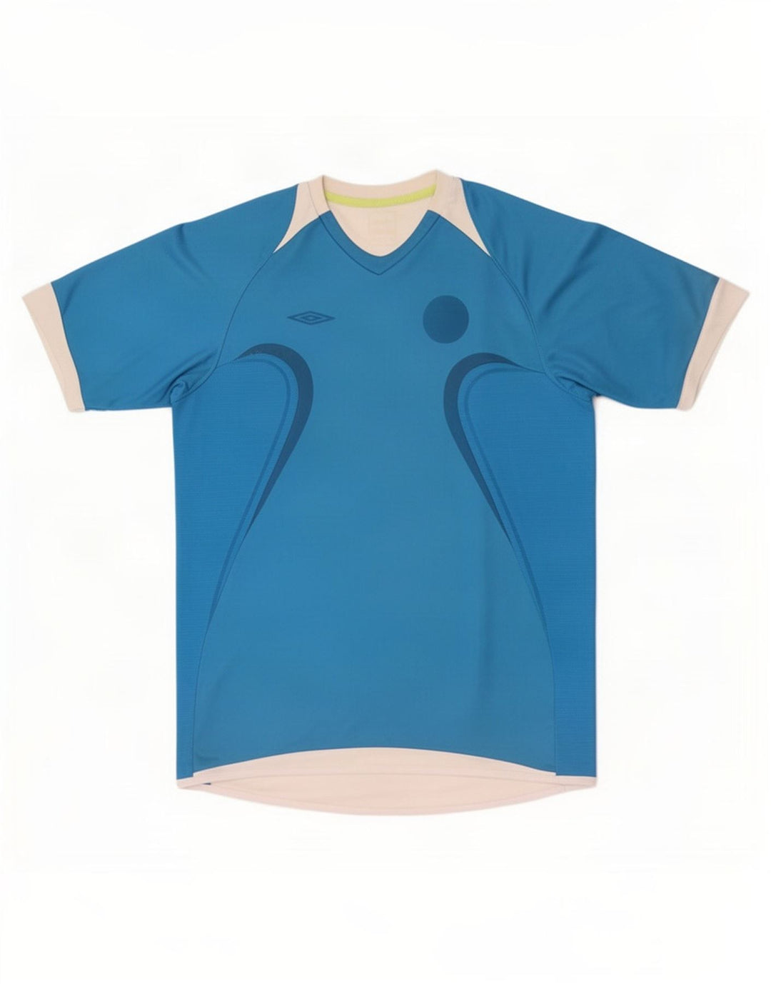 Ανδρικό T-Shirt Umbro Top Medium Blue Colorblock Πολυεστέρας