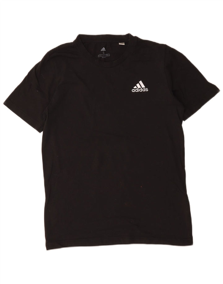 Ανδρικό T-Shirt Adidas Top Μικρό μαύρο βαμβακερό