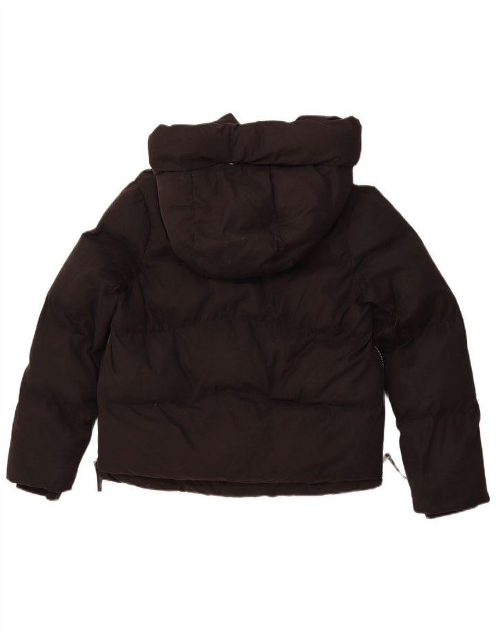 ALL SAINTS Γυναικείο μπουφάν με κουκούλα UK 10 μικρό μαύρο πολυεστέρα