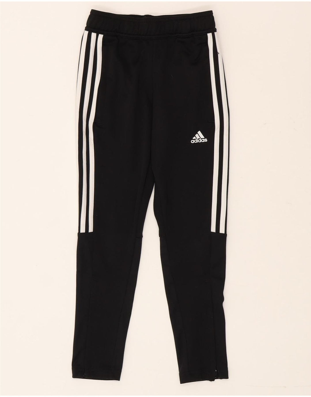 Παντελόνι αθλητικής φόρμας Adidas Boys 7-8 ετών Μαύρο Πολυεστέρα
