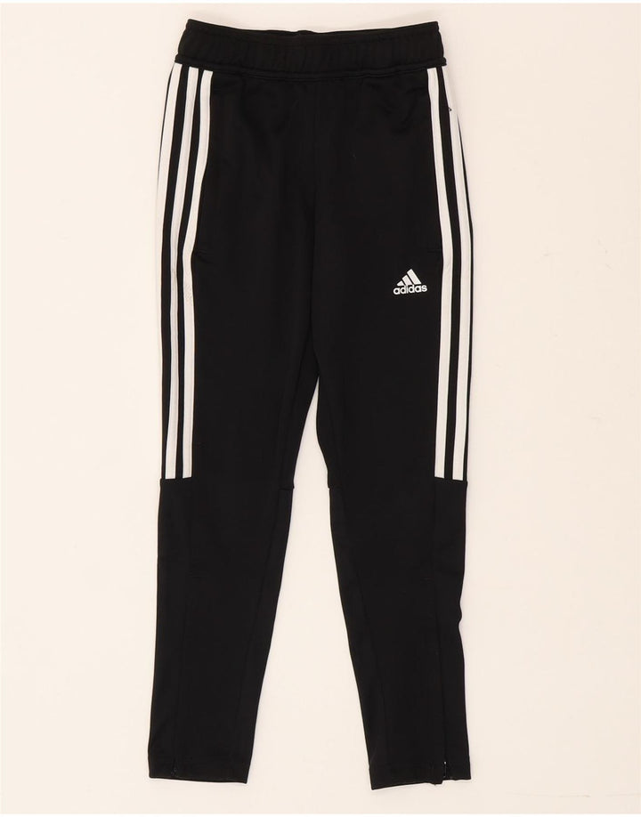 Παντελόνι αθλητικής φόρμας Adidas Boys 7-8 ετών Μαύρο Πολυεστέρα