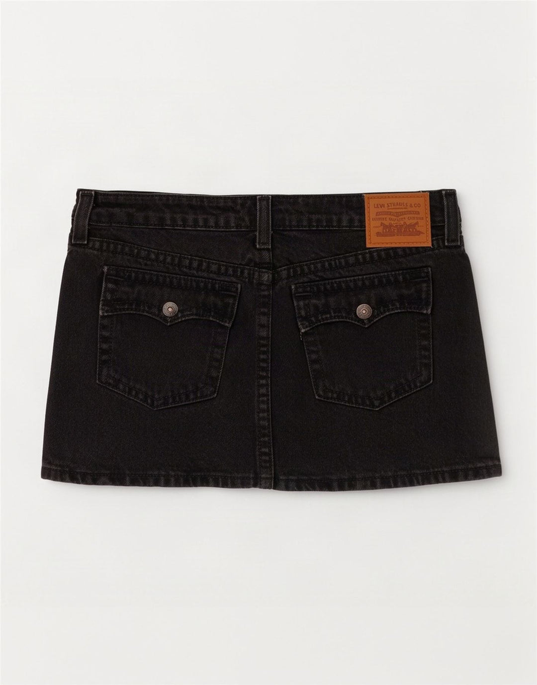 Γυναικεία Μίνι Τζιν Φούστα Levi's W28 Μεσαίο Γκρι Βαμβακερό