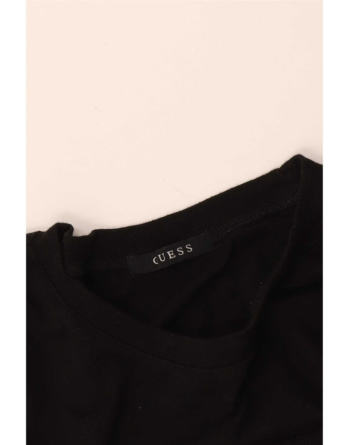 Ανδρικό γραφικό μπλουζάκι Guess Top Medium Μαύρο